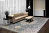 Dynamic Rugs Savoy 3576 Denim/Multi Area Rug Lifestyle Image Feature