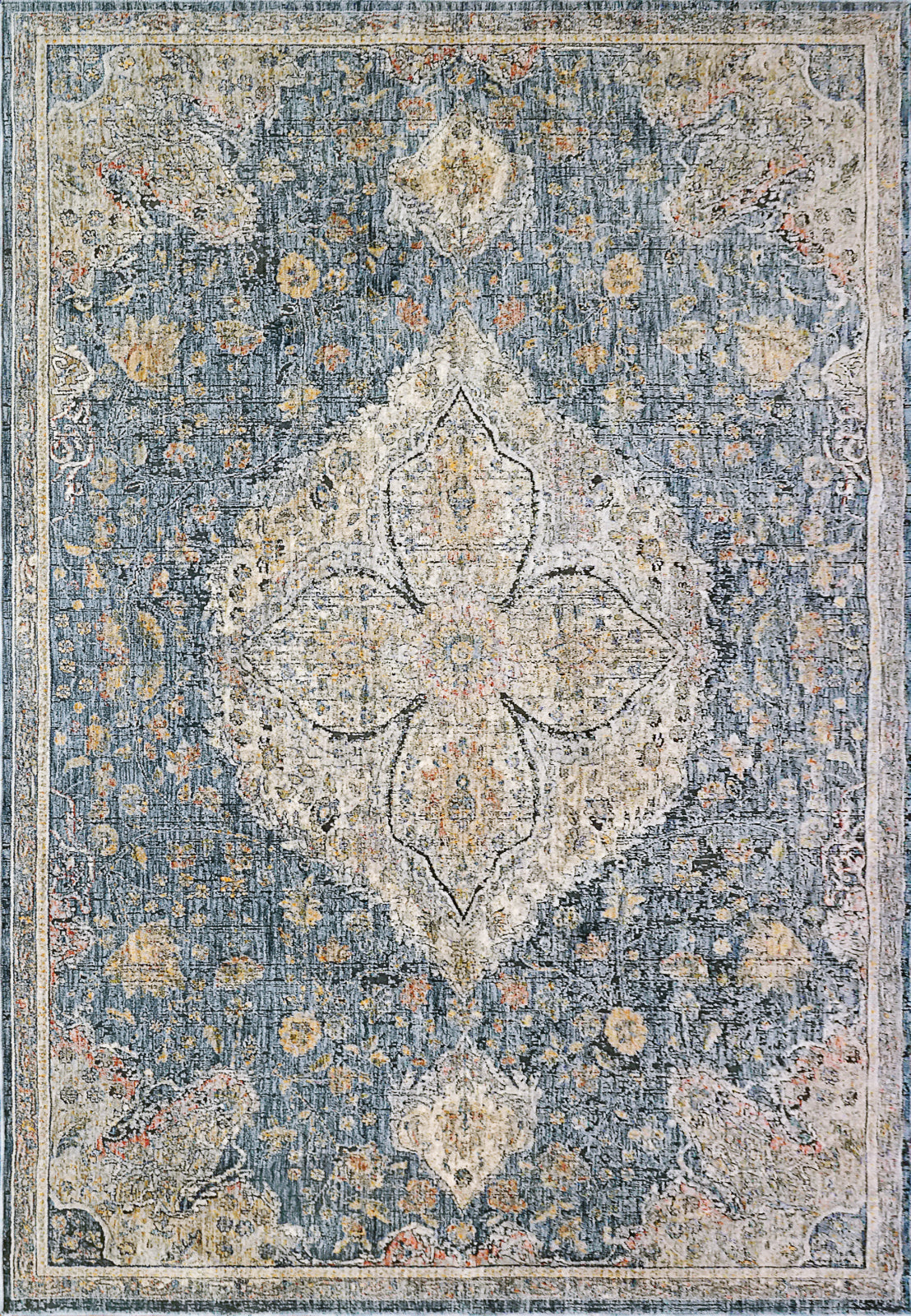 Dynamic Rugs Aria Dynamic Rugs Savoy 3586 Navy Area Rug – Incredible Rugs and Decor