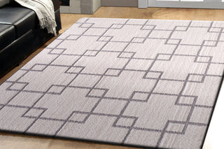 Dynamic Rugs Silky Shag 5901 Ivory/Silver Area Rug