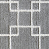 Dynamic Rugs Silky Shag 5901 Silver Area Rug Detail Image