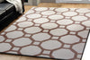 Dynamic Rugs Silky Shag 5903 Ivory/Beige Area Rug Lifestyle Image Feature