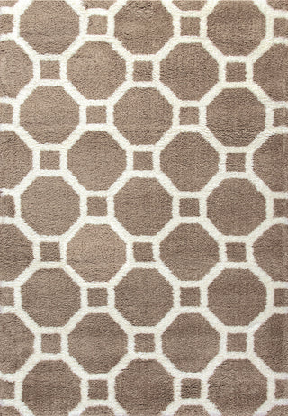 Dynamic Rugs Silky Shag 5903 Beige Area Rug main image