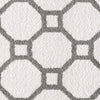 Dynamic Rugs Silky Shag 5903 White/Silver Area Rug Detail Image
