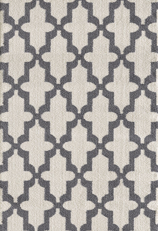 Dynamic Rugs Silky Shag 5906 White Area Rug main image