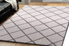 Dynamic Rugs Silky Shag 5920 Ivory/Silver Area Rug Lifestyle Image Feature