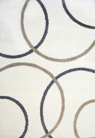 Dynamic Rugs Silky Shag 5922 White/Beige/Grey Area Rug main image