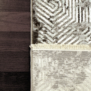 Dynamic Rugs Sunrise 6682 Grey/Charcoal/Multi Area Rug Detail Image