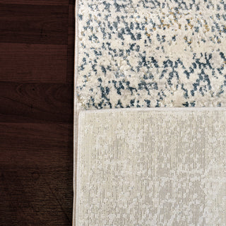 Dynamic Rugs Torino 3335 Ivory/Blue Area Rug Detail Image