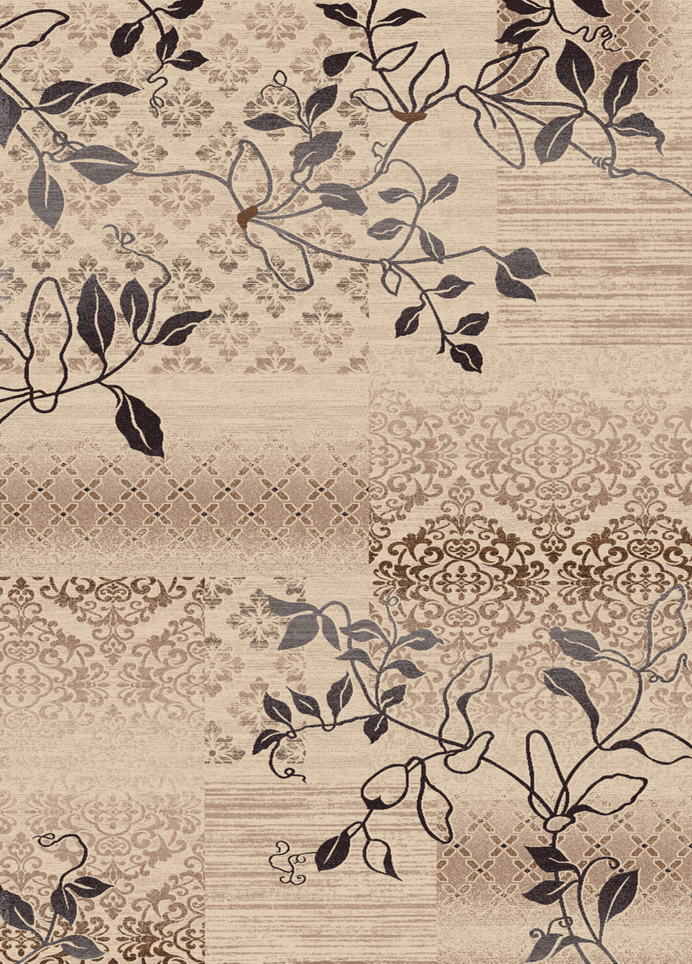 Dynamic Rugs Treasure 2196 Cream Area Rug
