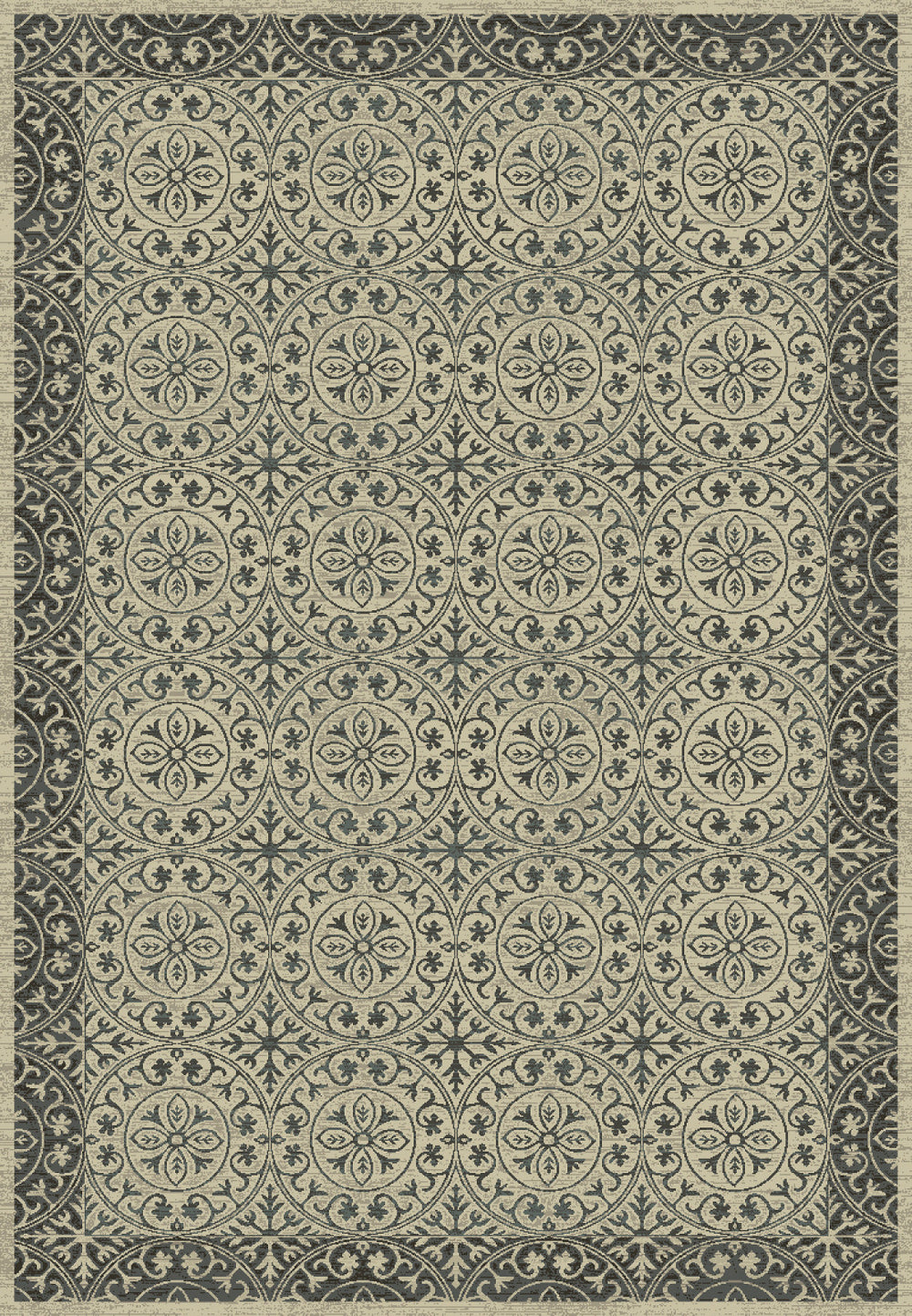 Dynamic Rugs Treasure Ii 4818 Cream Area Rug