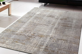 Dynamic Rugs Unique 4053 Cream Rust Area Rug Lifestyle Image Feature