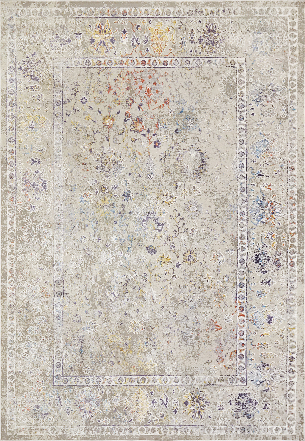 Dynamic Rugs Valley 7982 Grey/Pink/Gold Area Rug – Incredible Rugs and ...