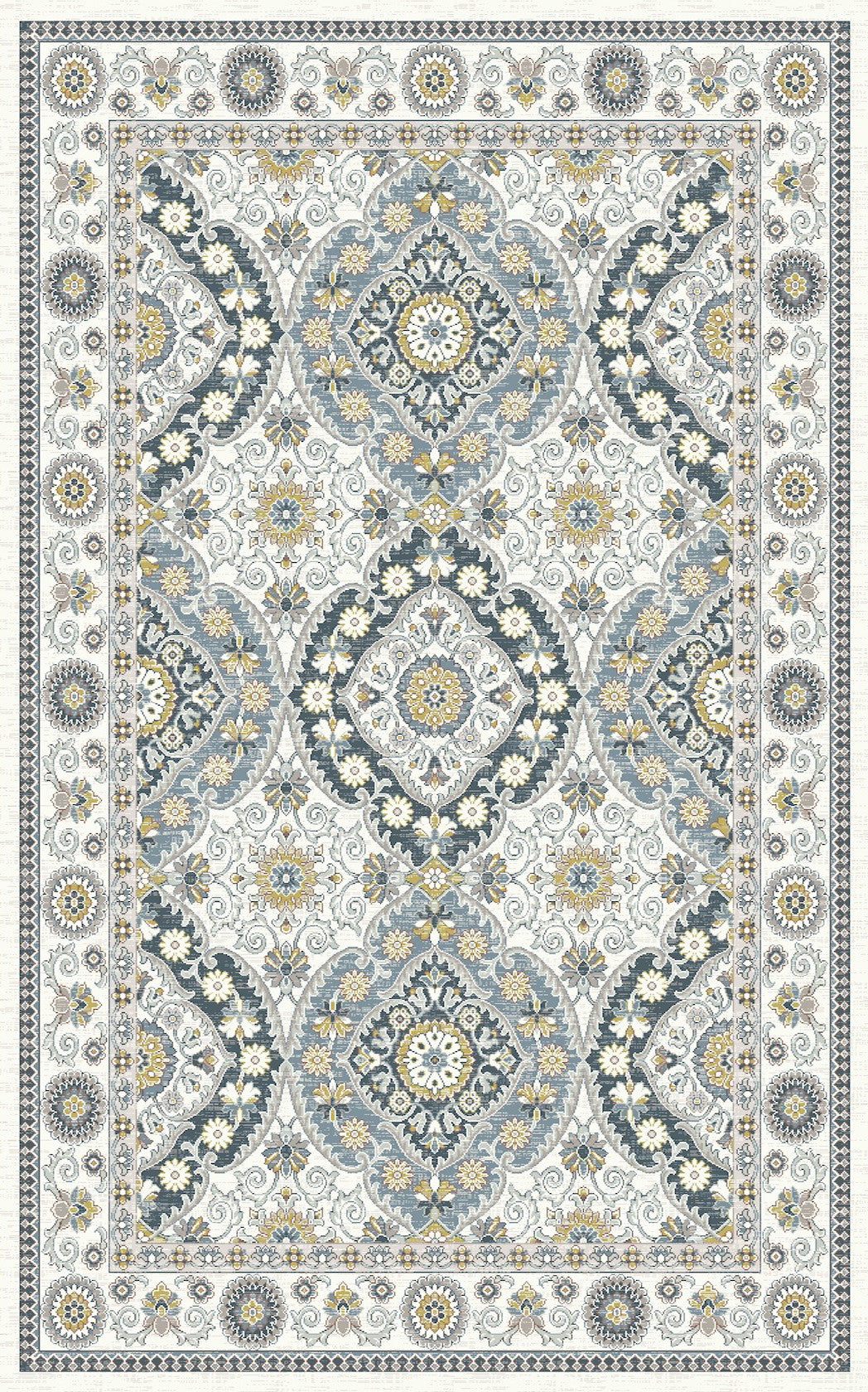 Dynamic Rugs Venice 1558 Light Grey Area Rug – Incredible Rugs and Decor