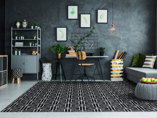 Dynamic Rugs Verve 6550 Black Area Rug