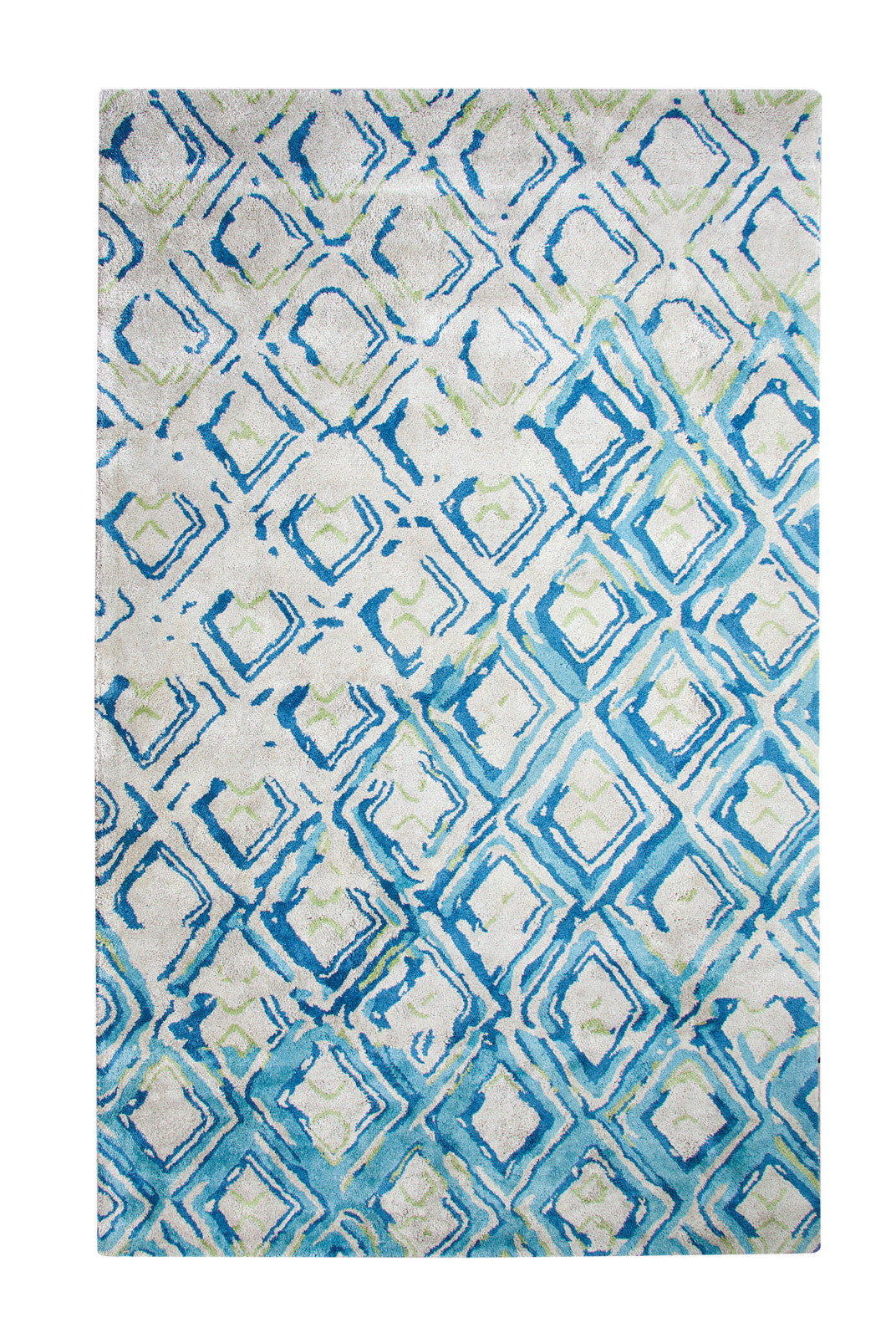 Dynamic Rugs Vogue 881003 Grey/Turquoise Area Rug main image