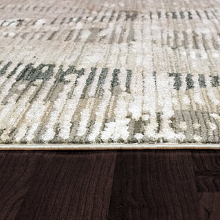 Dynamic Rugs Wingo 7957 Grey Slate Cream Area Rug Detail Image