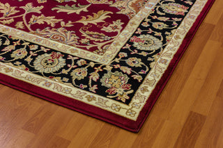 Dynamic Rugs Yazd 1744 Red Area Rug Detail Image