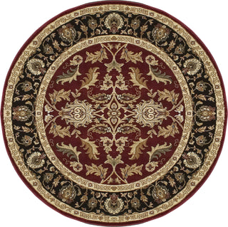 Dynamic Rugs Yazd 1744 Red Area Rug Round Image