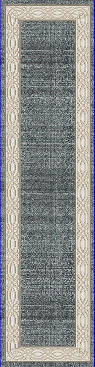 Dynamic Rugs Yazd 1770 Blue/Grey Area Rug Finished Runner Image