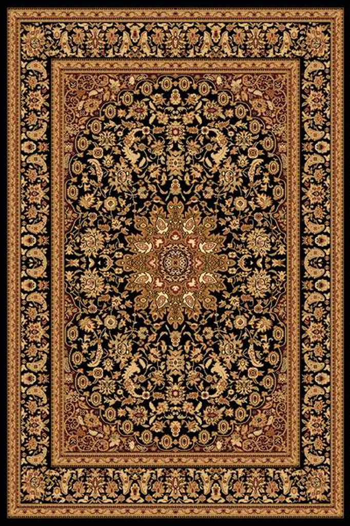 Dynamic Rugs Yazd 2800 Black/Black Area Rug – Incredible Rugs and Decor