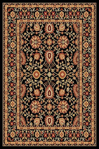 Dynamic Rugs Yazd 2803 Black/Black Area Rug main image