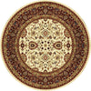 Dynamic Rugs Yazd 2803 Cream/Red Area Rug Round Image