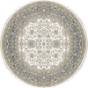 Dynamic Rugs Yazd 2803 Ivory/Grey Area Rug Round Image