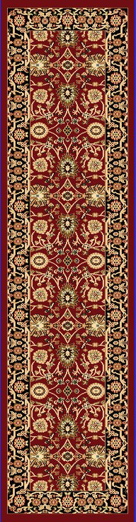 Dynamic Rugs Yazd 2803 Red/Black Area Rug Finished Runner Image