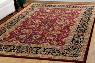 Dynamic Rugs Yazd 2803 Red/Black Area Rug Lifestyle Image