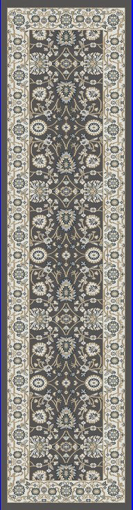 Dynamic Rugs Yazd 2803 Charcoal/Ivory Area Rug Finished Runner Image