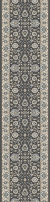 Dynamic Rugs Yazd 2803 Charcoal/Ivory Area Rug Roll Runner Image