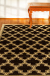 Dynamic Rugs Yazd 2816 Black Area Rug Lifestyle Image Feature
