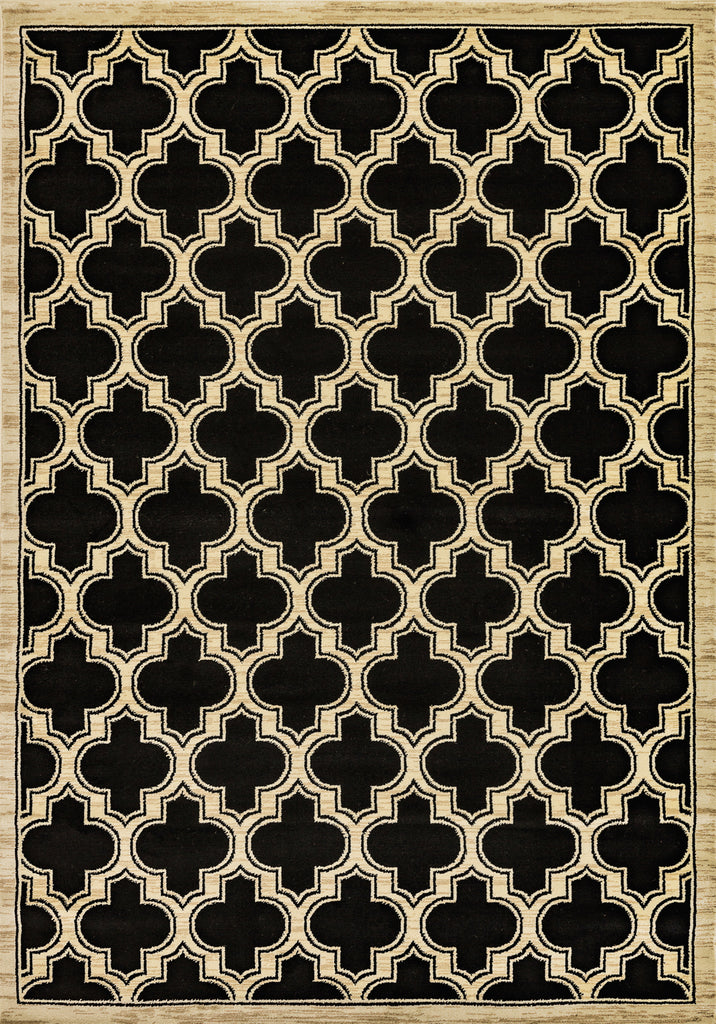 Dynamic Rugs Yazd 2816 Black Area Rug main image