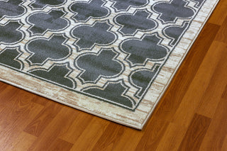 Dynamic Rugs Yazd 2816 Blue/Ivory Area Rug Detail Image