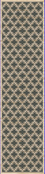 Dynamic Rugs Yazd 2816 Blue/Ivory Area Rug Finished Runner Image