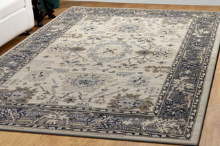 Dynamic Rugs Yazd 8531 Ivory/Grey Area Rug Lifestyle Image