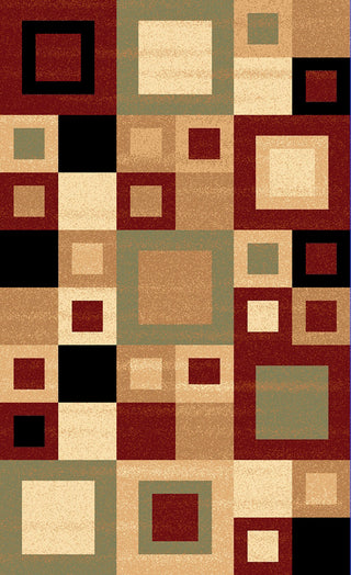 Dynamic Rugs Yazd 8960 Red/Sage Area Rug main image