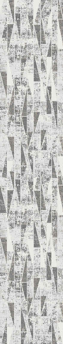 Dynamic Rugs Zen 8340 Grey Area Rug Finished Runner Image