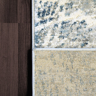 Dynamic Rugs Zen 8341 Grey/Blue Area Rug Detail Image