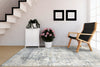 Dynamic Rugs Zen 8341 Grey/Blue Area Rug Lifestyle Image Feature