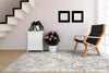 Dynamic Rugs Zen 8342 Grey/Multi Area Rug Lifestyle Image Feature