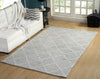 Dynamic Rugs Zest 40809 Silver Area Rug Lifestyle Image Feature