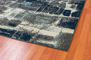 Dynamic Rugs Zodiac 6624 Grey/Blue Area Rug