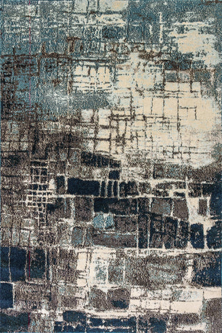 Dynamic Rugs Zodiac 6624 Grey/Blue Area Rug