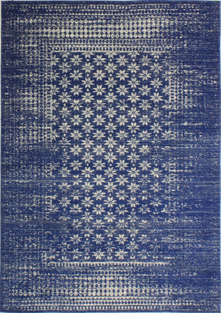 Bashian Everek E110-5362 Dark Blue Area Rug main image