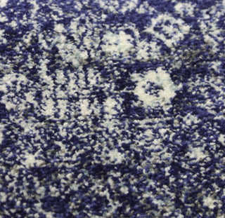 Bashian Everek E110-5438A Dark Blue Area Rug Close up