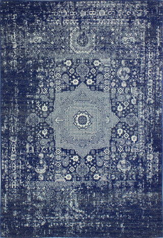 Bashian Everek E110-5438A Dark Blue Area Rug main image