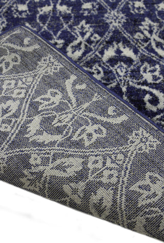 Bashian Everek E110-5439A Dark Blue Area Rug Backing