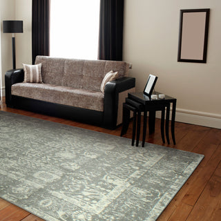 Bashian Everek E110-MO742 Grey Area Rug Room Scene Feature