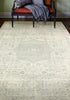 Bashian Everek E110-5438A Ivory/Silver Area Rug Room Scene Feature